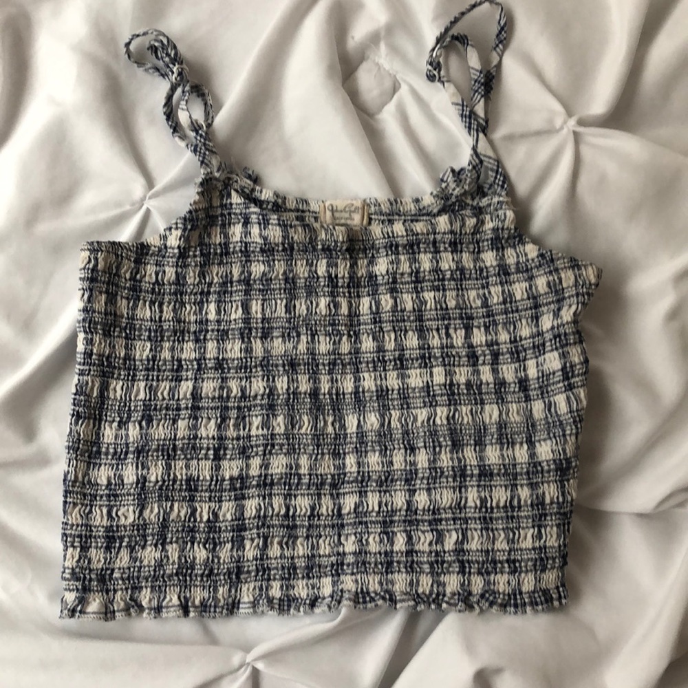 Scrunched tank top